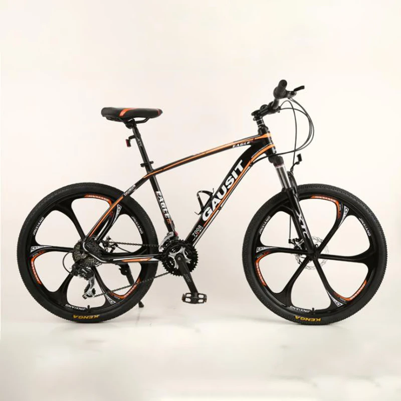 Sale Mountain Bike Aluminum Alloy Frame 26 Inches 24 Speed Front and Rear Mechanical Disc Brake Adult Cross-Country Bicycle 1