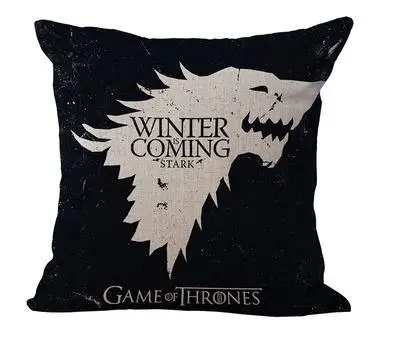 1 шт./лот серии Игра престолов льняной хлопковый Чехол на подушку для дивана