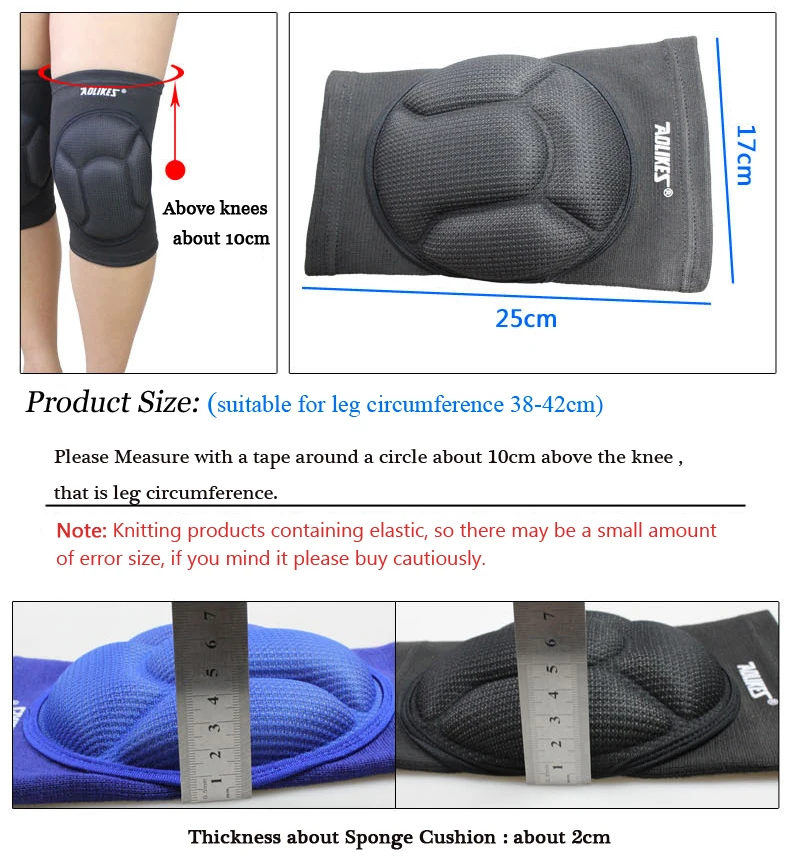 New Thickening Kneepad Sponge Sports Knee Pad  (38)