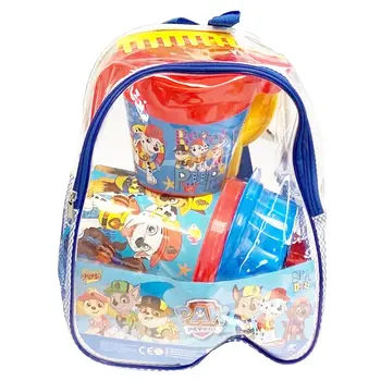 

Backpack with pail Beach and canine patrol accessories