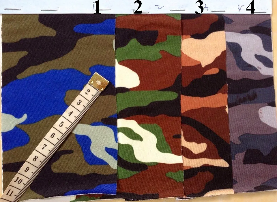 

160cm high quality polyester camouflage print elastic jersey fabric,colorful fashionable and cool,XERY-JX007/JC003