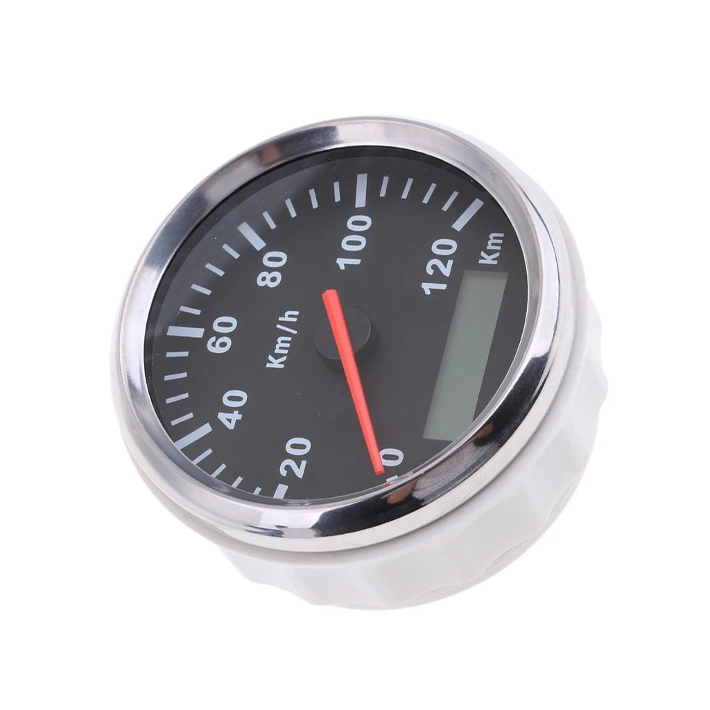 Universal Black 85mm IP67 Antifogging Speedometer Speedo 200km/h For Car Truck Motor DC 9~32V