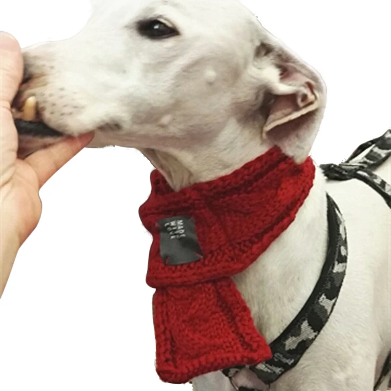 Scarves For Pets
 Winter Dog Scarf Warm Scarves for Small Medium Dogs Puppy Bow Tie Dogs