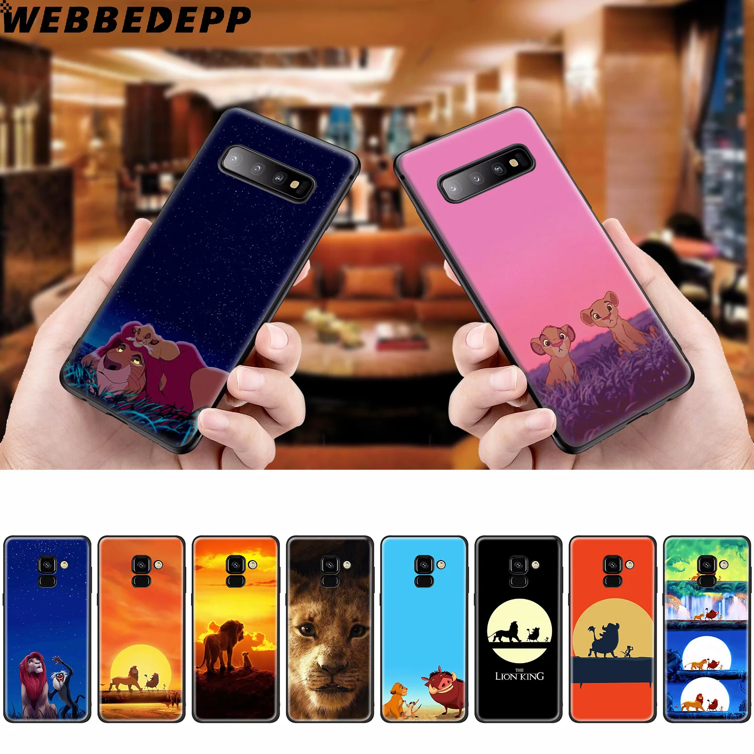 WEBBEDEPP Король Лев Силиконовый чехол для Samsung Galaxy A3 A5 A6 A7 A8 A9 A10 A20 A30 A40 A50 A70 M10 M20 M30 |
