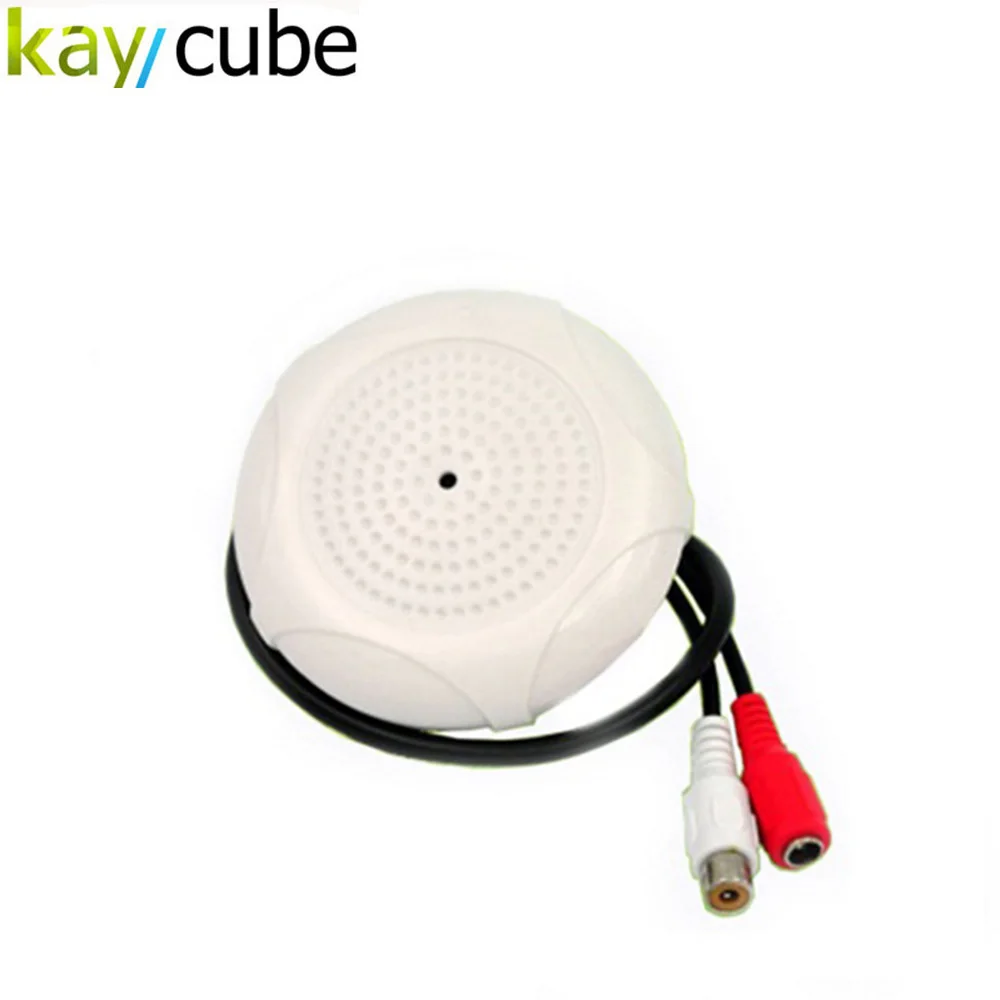 

CCTV Security Camera DVR Microphone Wide Range High Sensitivity Audio MIC Sound Pickup Low Noise Clear Natural Voice AGC Circuit