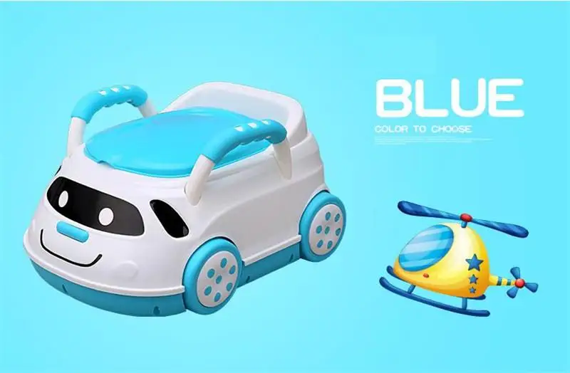 Cute Bebe Camping Car Portable Potty Child Cartoon Toilet Seat Kids Pinico WC Toilets For Boys & Girls Baby Potty Training Free 04
