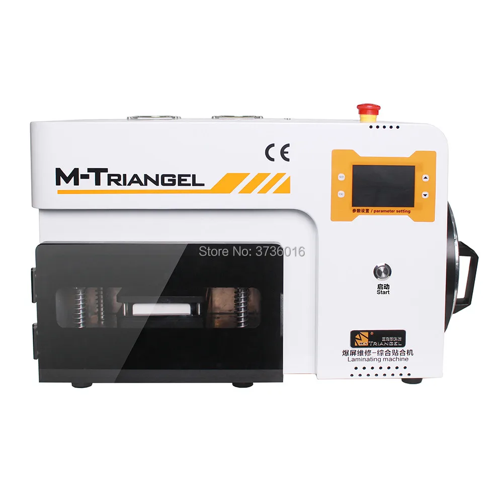

M-T 9 inchs vacuum automatic laminating machine for mobile phone LCD screen glass oca polarizer film laminating bubble removing