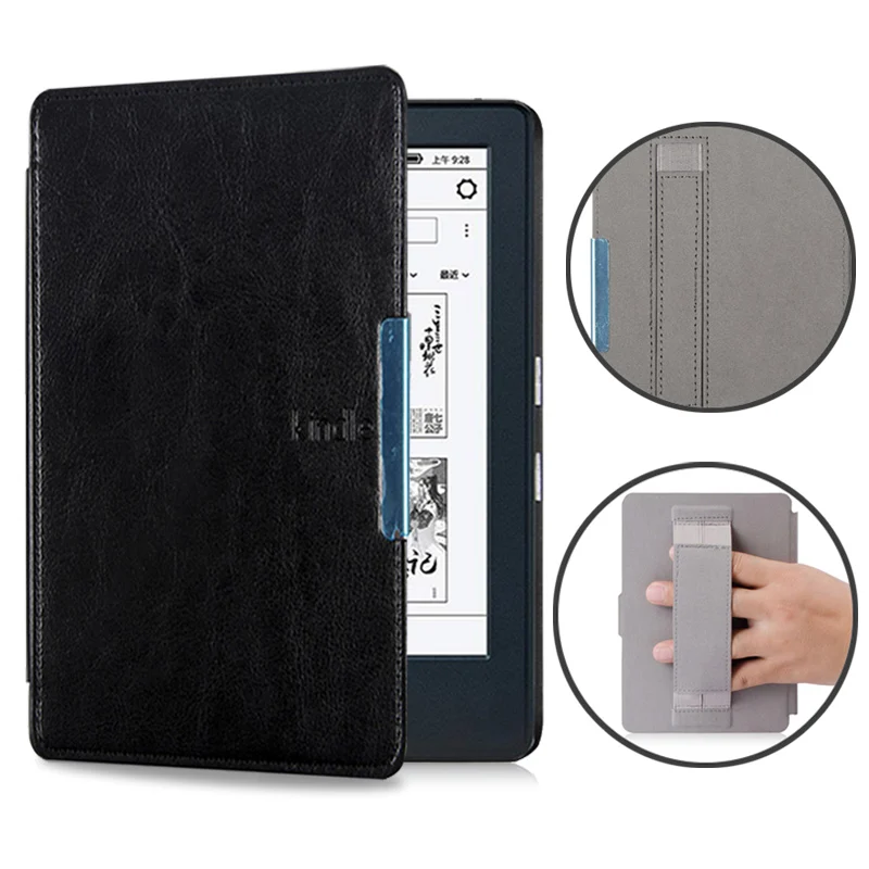 

BoZhuoRui Unique Handheld Portable Case for Kindle 8th Generation E-book with Auto Wake/Sleep Magnetic PU Leather Case