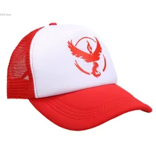 New Fashion Hat Mystic Team Baseball Cap Adjustable Pokemon Hat pokemon go baseball sports pokebola casquette