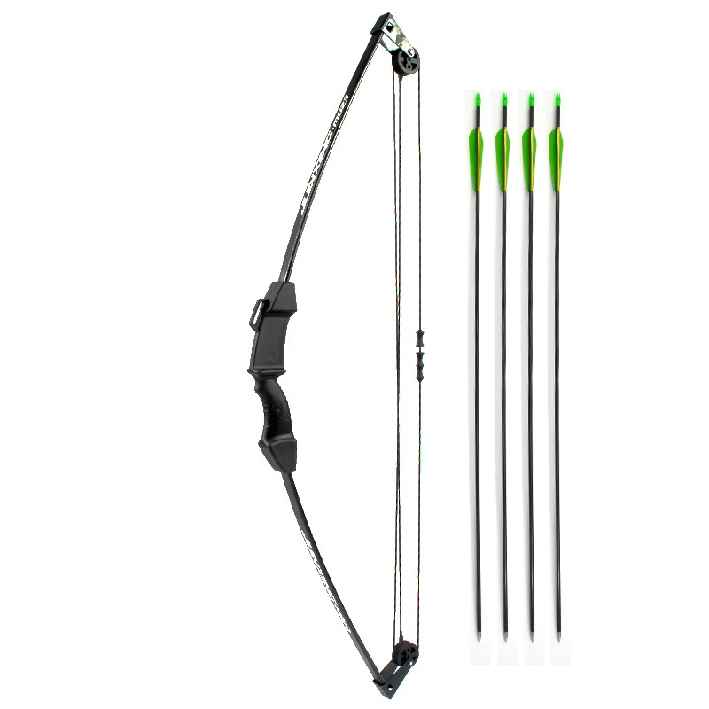 

Children Compound Bow and Arrow 7-12 Lbs Archery Bow Set with 4 Arrows for Youth Hunting Shooting Practice Games Target