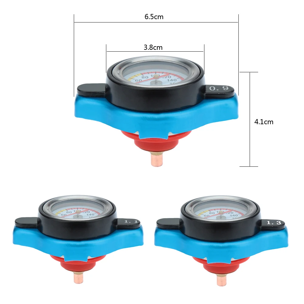 Автомобильный аксессуар термостойкая крышка радиатора+ Датчик температуры воды 0.9бар или 1.1бар или 1,3 бар крышка для автомобилей