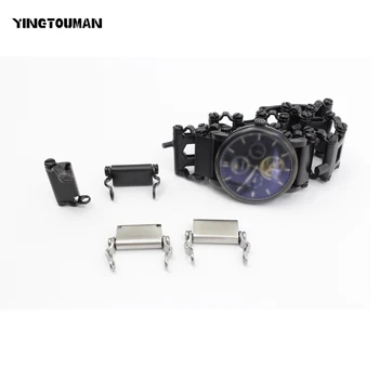 

YINGTOUMAN Watch Link Buckle Stainless Steel Multifunction Tool Outdoor Sports Bracelet Accessories for Men Adjustable Buckle