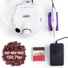 30000 RPM Manicure Milling Machine Pedicure Apparatus Kit Professional Electric Nail Drill Bits Set Nail Art File Polisher Tools