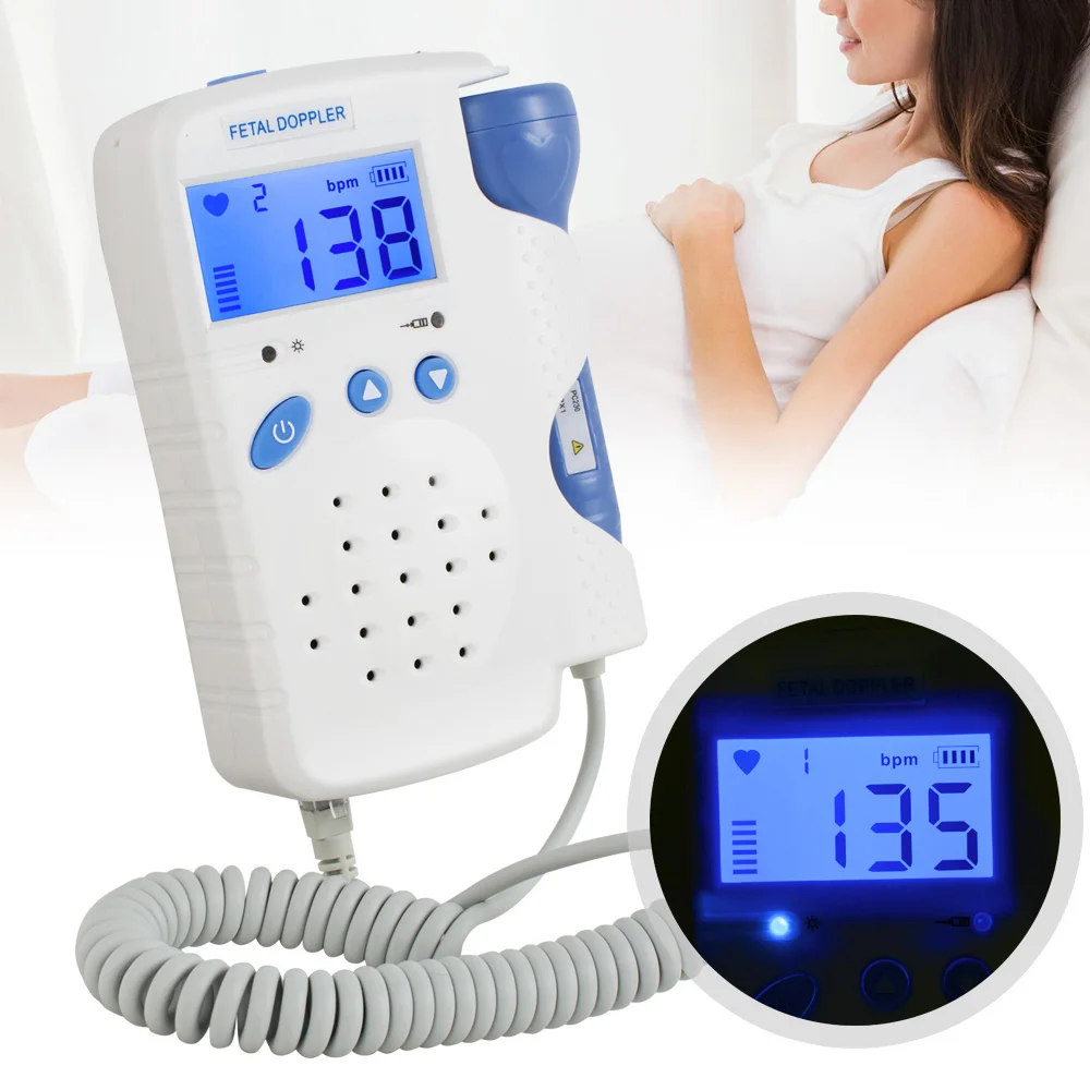 

2018 New Fetal Doppler 3MHz with LCD Display Free Shipping from USA