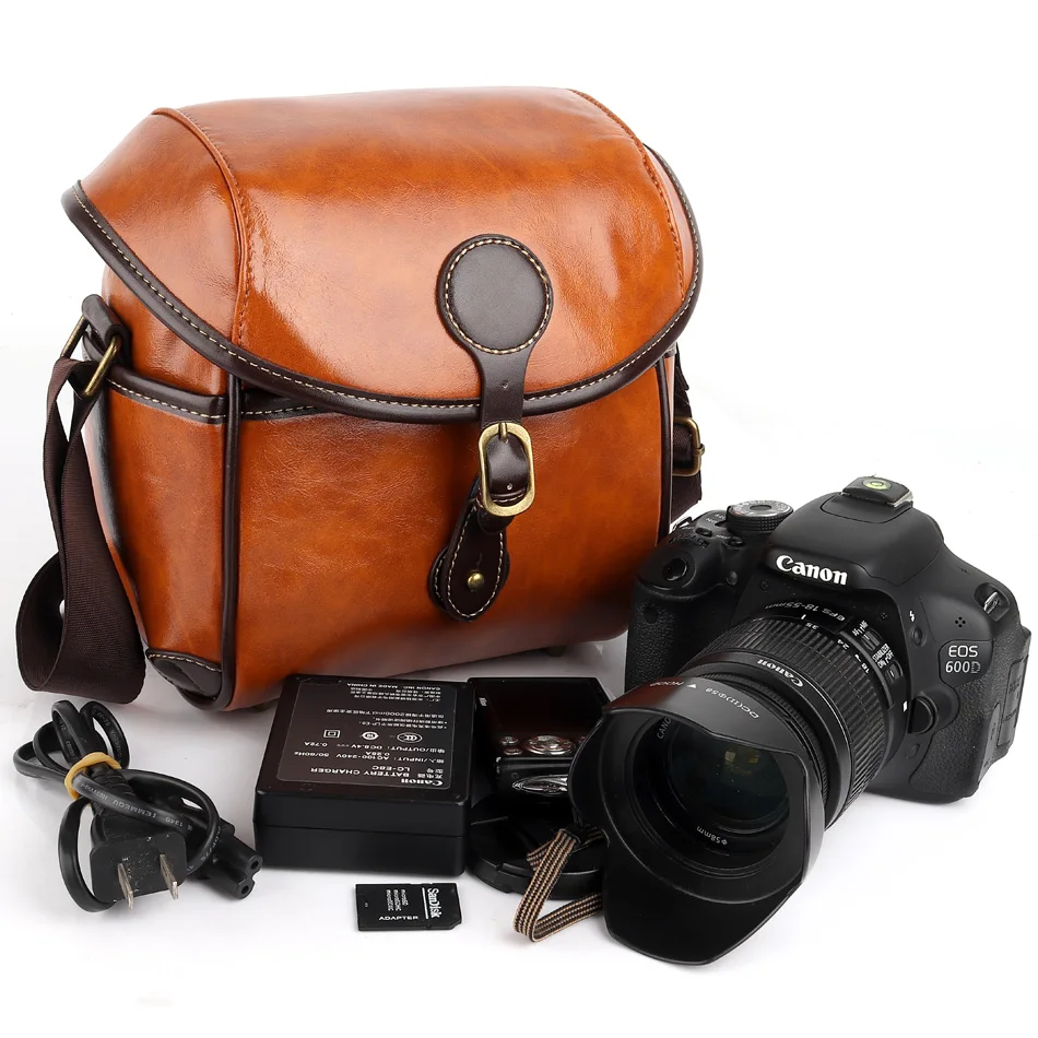 Waterproof Retro DSLR Camera Bag Case For PENTAX K5 K5IIs KR K30 K50 K