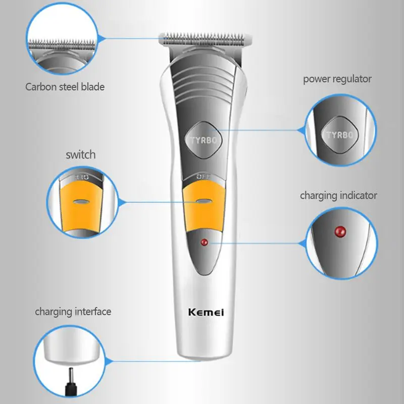 Kemei KM-582 перезаряжаемые машинки для стрижки волос Бытовая titoudao машинка для стрижки волос