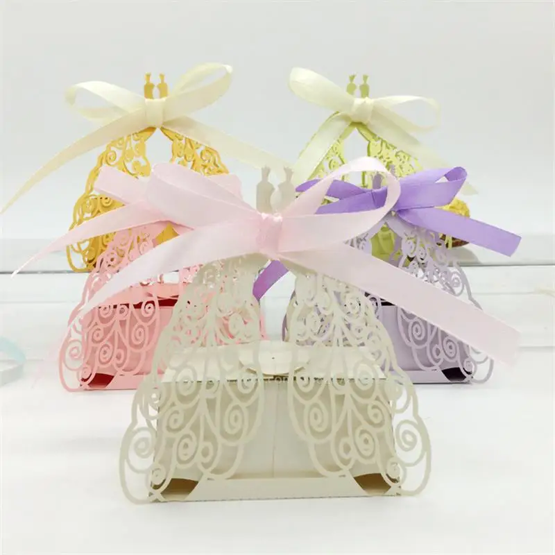 ... Gift boxes Peacock Design Ribbon Wedding Favor creative personalized