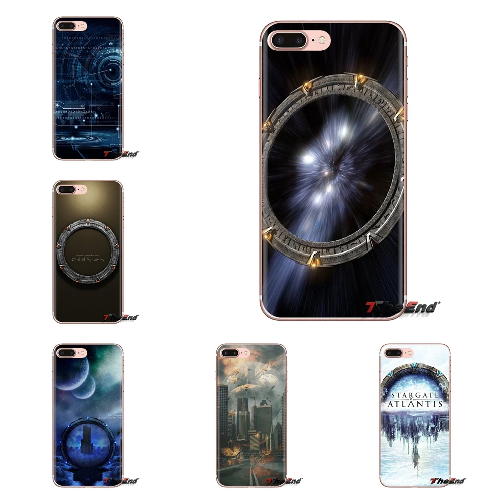 Прозрачные мягкие чехлы для Samsung Galaxy S3 S4 S5 Mini S6 S7 Edge S8 S9 S10 Plus Note 3 4 5 8 9 Stargate Atlantis SGA |
