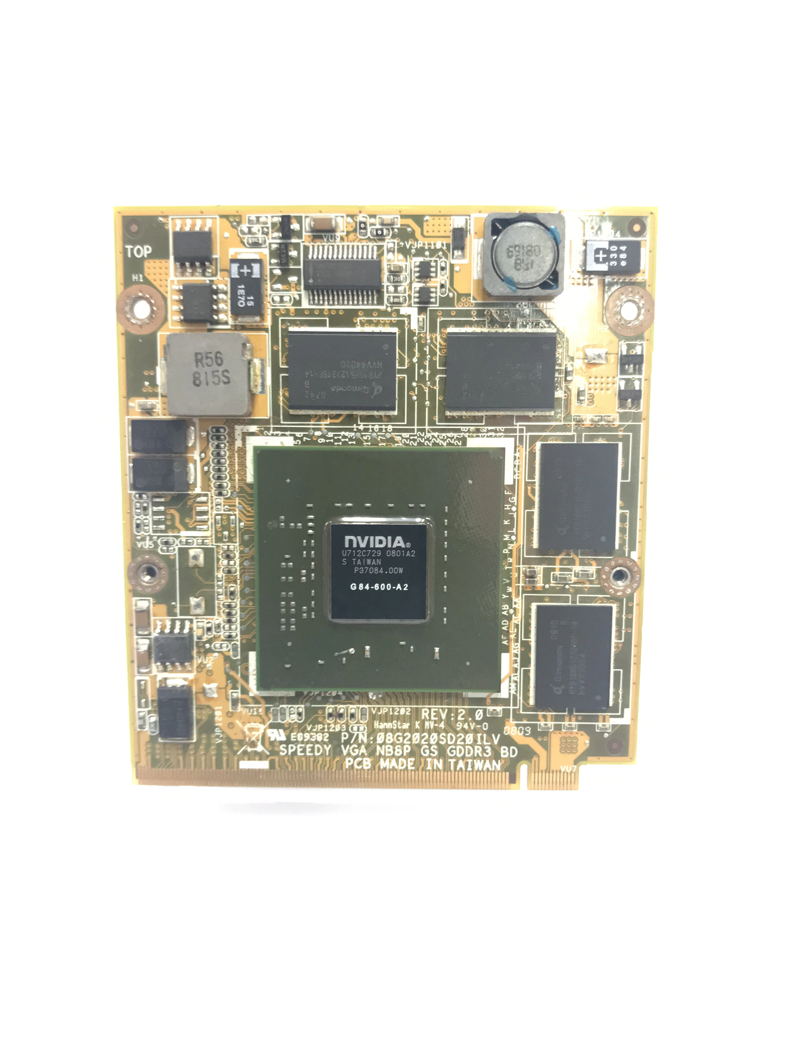 

Original 8600MGT 8600M GT 512MB G84-600-A2 Video Card VAG Card For asus A8S F8S V1S VX2 VX2S Z99S X81S F8SV Laptop