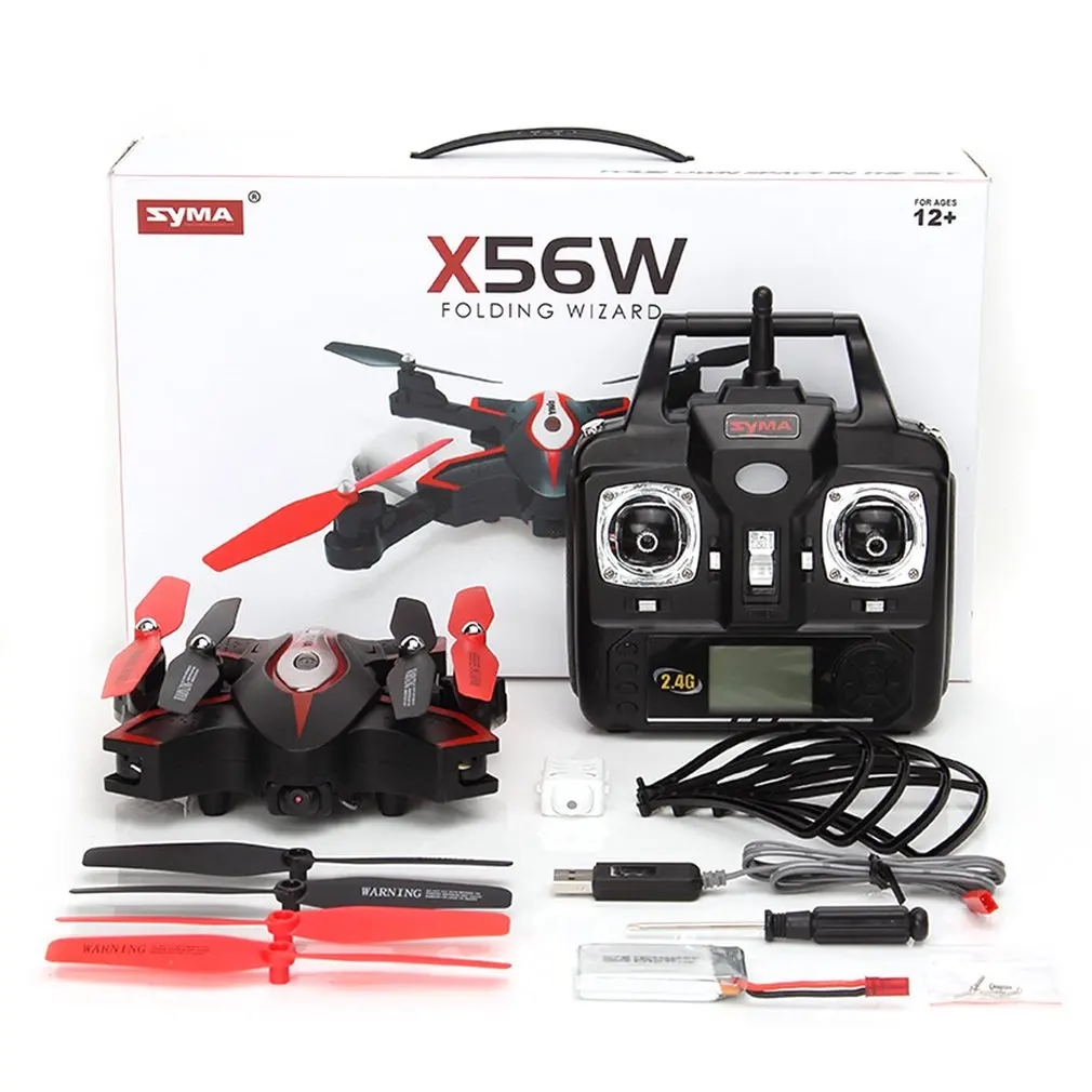 

Foldable 4-AxlesRC drone withWith HD Wifi CameraX56W G-sensor WIFI FPV RC Quadcopter Selfie Drone Upgraded Quadcopter