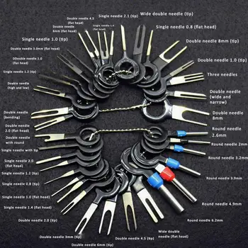 

36pcs Car Plug Terminal Removal Tool Kit Car Terminal Repair Hand Tool Charness Repair Terminal Rear Needle Tool Car Accessories