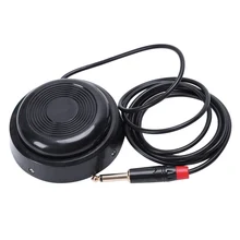 Tattoo Machine Foot Pedal Black Switch Round Tattoo Foot Pedal 360 Stainless Steel Degree Switch Clip Cord