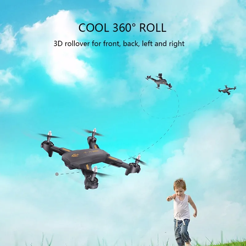 Drone X378 HD camera 1080P PVF drone folding Quadcopter one-button takeoff fixed high hover RC helicopter flight time 20 minutes