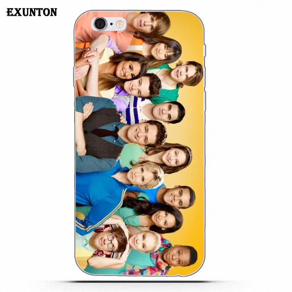 Чехол из ТПУ для Apple iPhone 4 4S 5 5C SE 6 6S 7 8 Plus X Glee Character|Чехлы-накладки| |