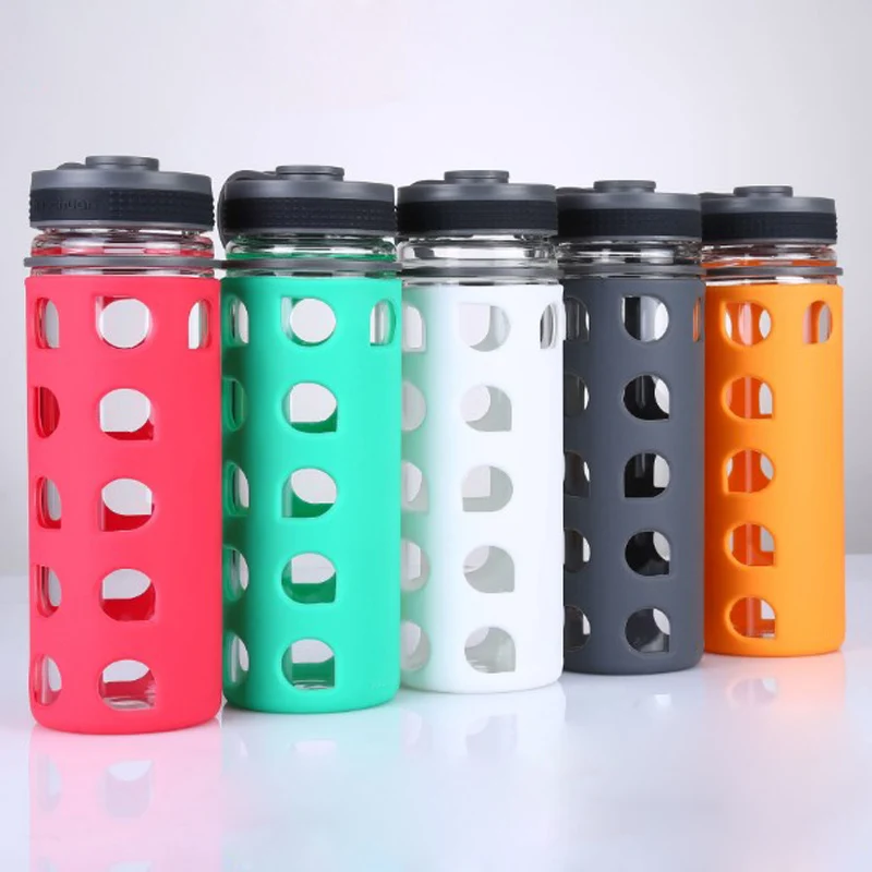 

High quality borosilicate glass kettle, glass silicone kettle 600ml, 3.8mm thick borosilicate glass