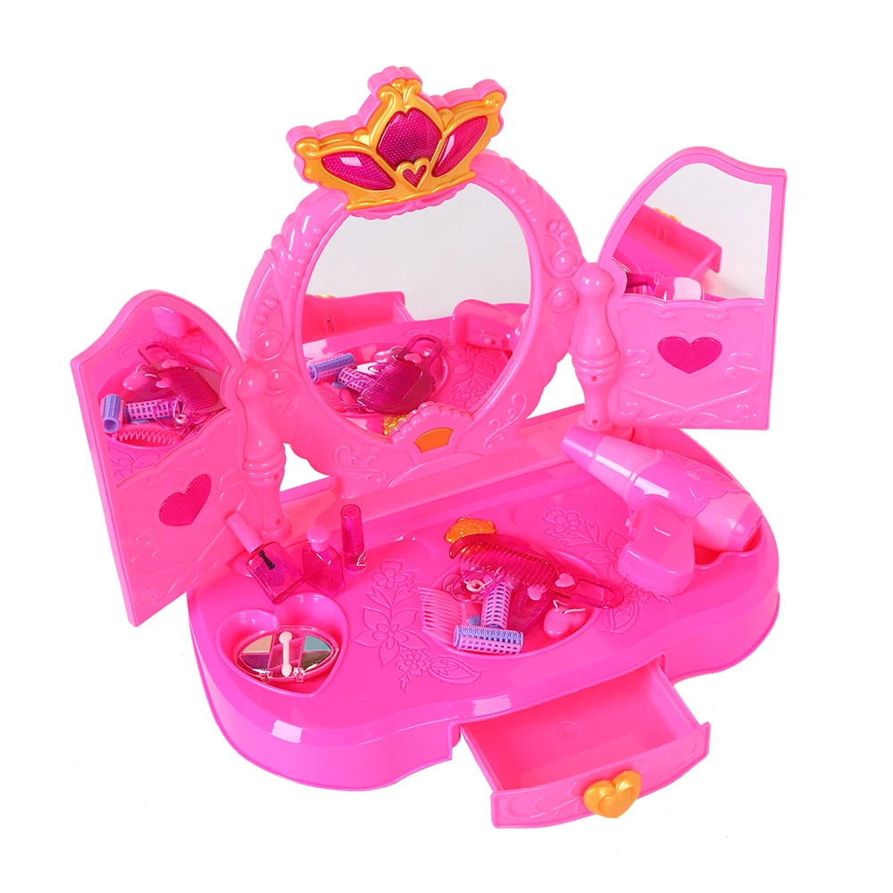 Pretend Play Beauty Dressing Table Toys For Children Beauty Playset