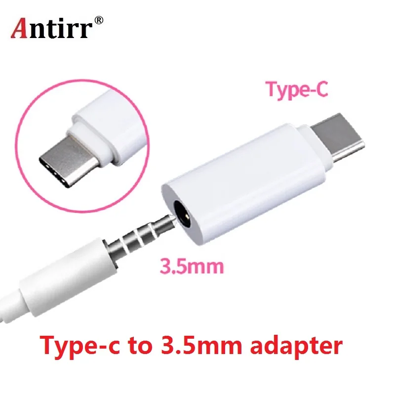 

ype-C to 3.5mm Earphone cable Adapter usb 3.1 Type C USB-C male to 3.5 AUX audio female Jack for Xiaomi 6 Mi6 Letv 2 pro 2 max2