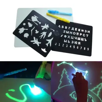 

Draw With Light Fun And Developing Toy Drawing Board Educational Magic Draw New