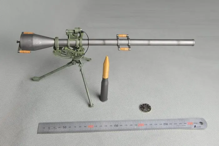 

1/6 scale soldier weapon model 75mm caliber M20 gun can not use it model for 12'' soldier action figure