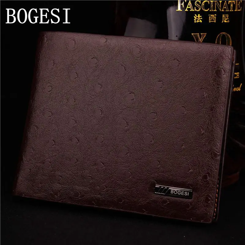 

BOGESI Wallet Men's Leather Men's Wallet Business Wallet Card Holder Coin Purse Men's Long Wallet High Quality Leather Handbag