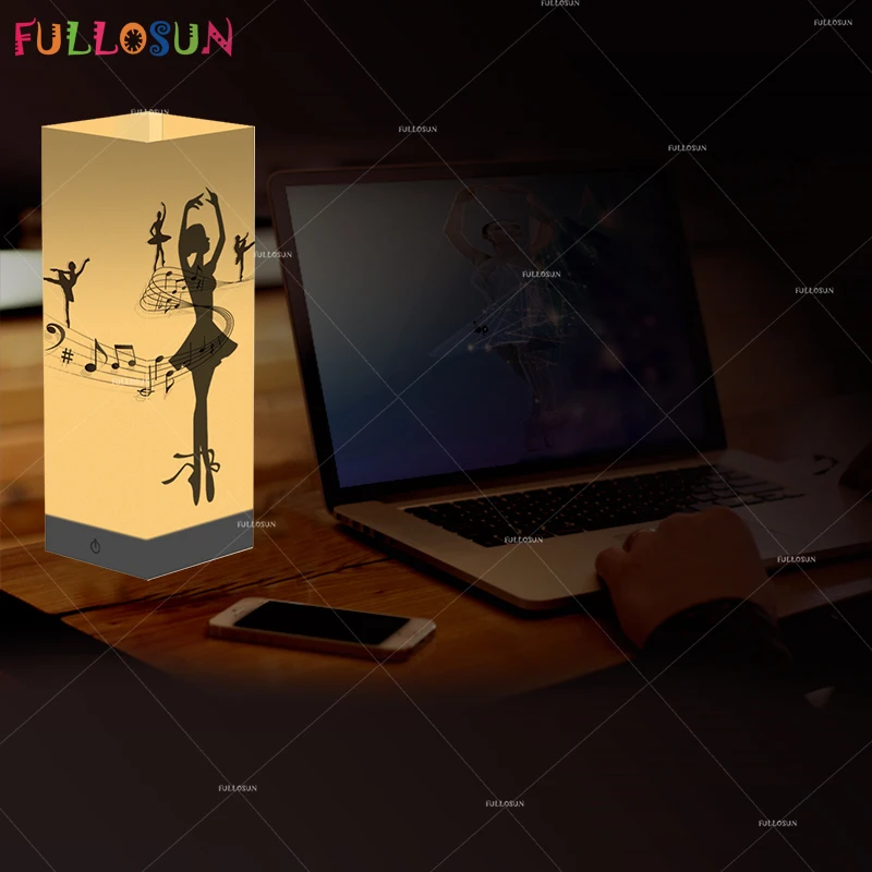 Балетные подарки для девочек 3D балетная Ночная лампа USB LED Настольная детская