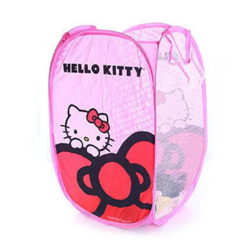 Миньоны Hello And Kitty складной грязной одежды ведро для белья корзина для хранения детские игрушки ботинки органайзер для хранения мелочей - Цвет: Style 4