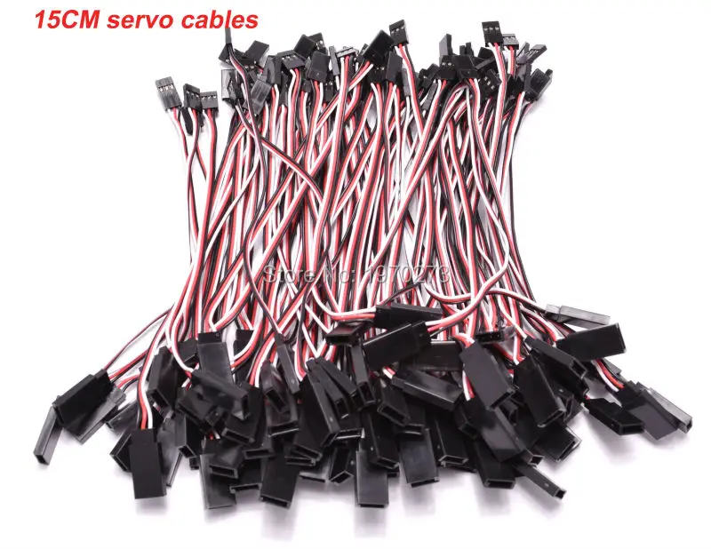 

150mm 15cm Male to Female Quadcopter Servo Extension Lead Wire Cable