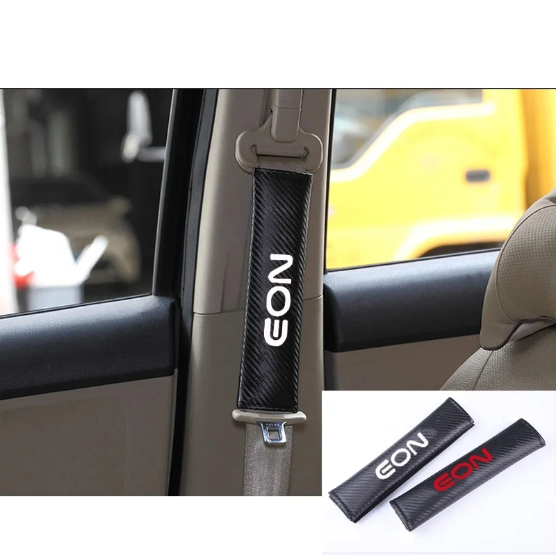 

2pcs PU Fashion Car Seat Belt Cover Car Seat belt shoulder Pads for Hyundai Eon