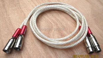 Free shipping Pair Supreme Reference Interconnect balance XLR audio cable 1M free shipping qed signature ofc silver platedr interconnect cable with xlr male plug audio cable
