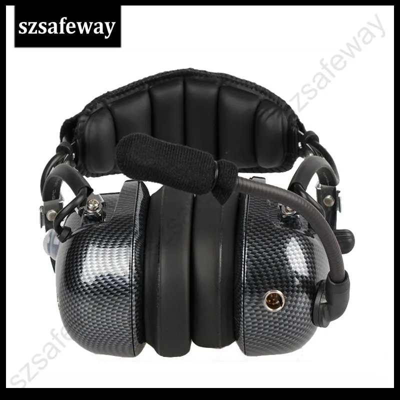 High quality heavy duty two way radio noise cancelling headset with boom mic heaphone for Vertex 4