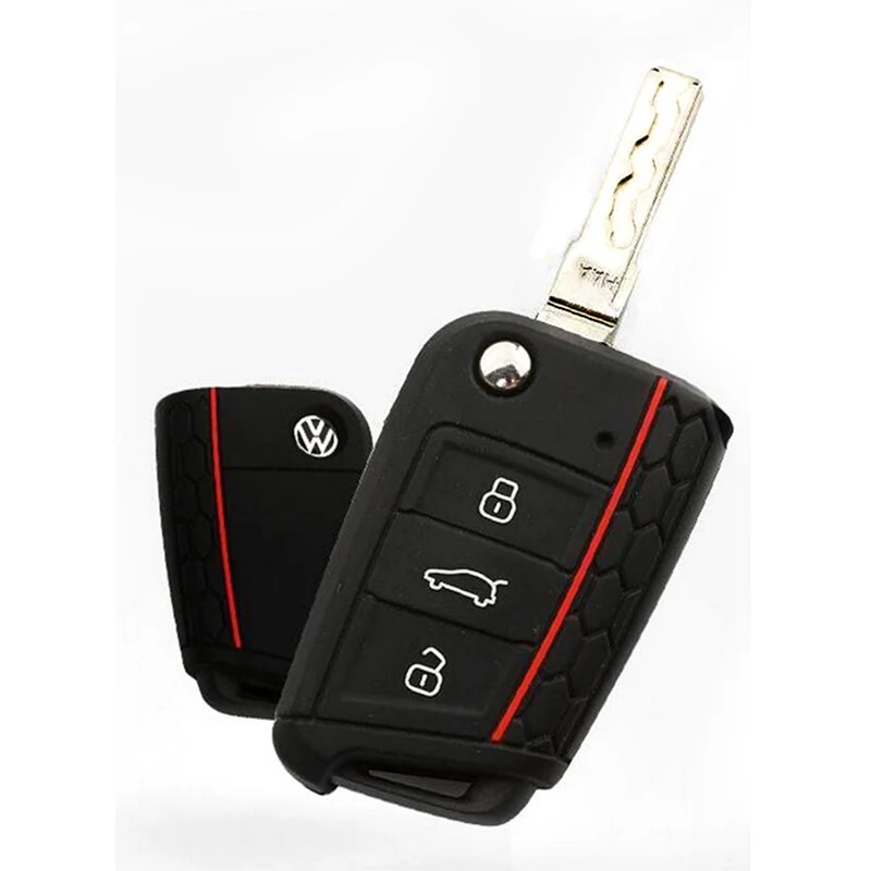 Чехол для ключей VW Polo Golf 7 Tiguan чехол Skoda Octavia Kodiaq Karoq SEAT aeca Leon Ibiza 2015 2016 2017