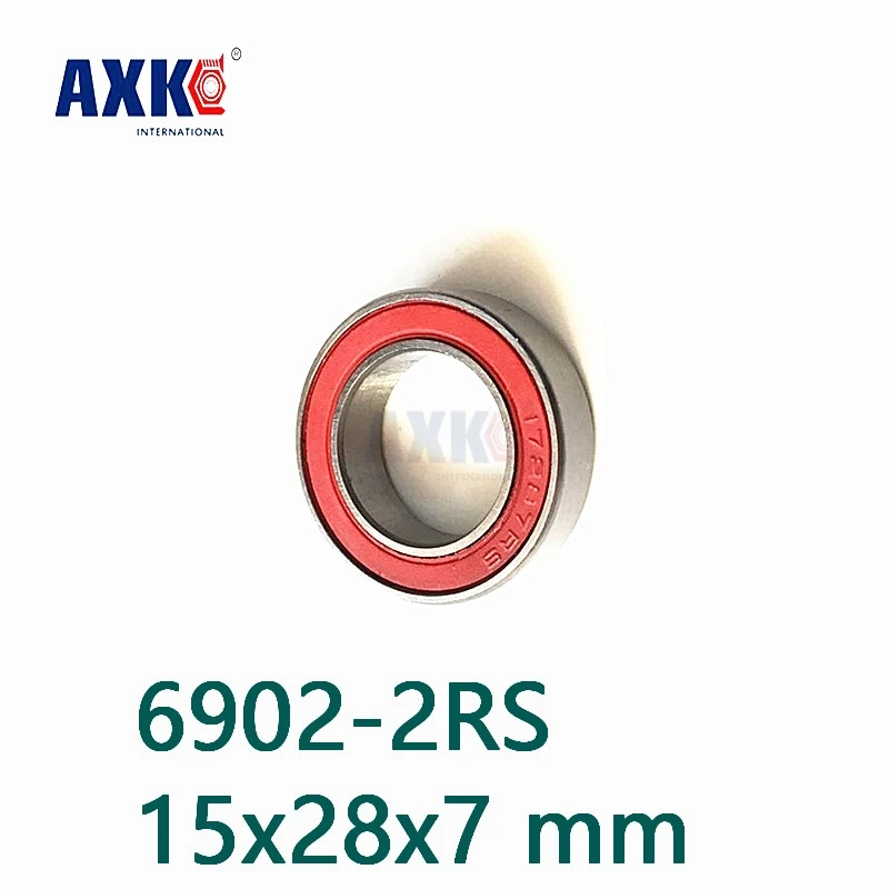 Подшипники Axk 6902 2rs 10 шт. 15x28x7 мм метрические тонкие шарикоподшипники 61902 Rs|rs|rs bearings