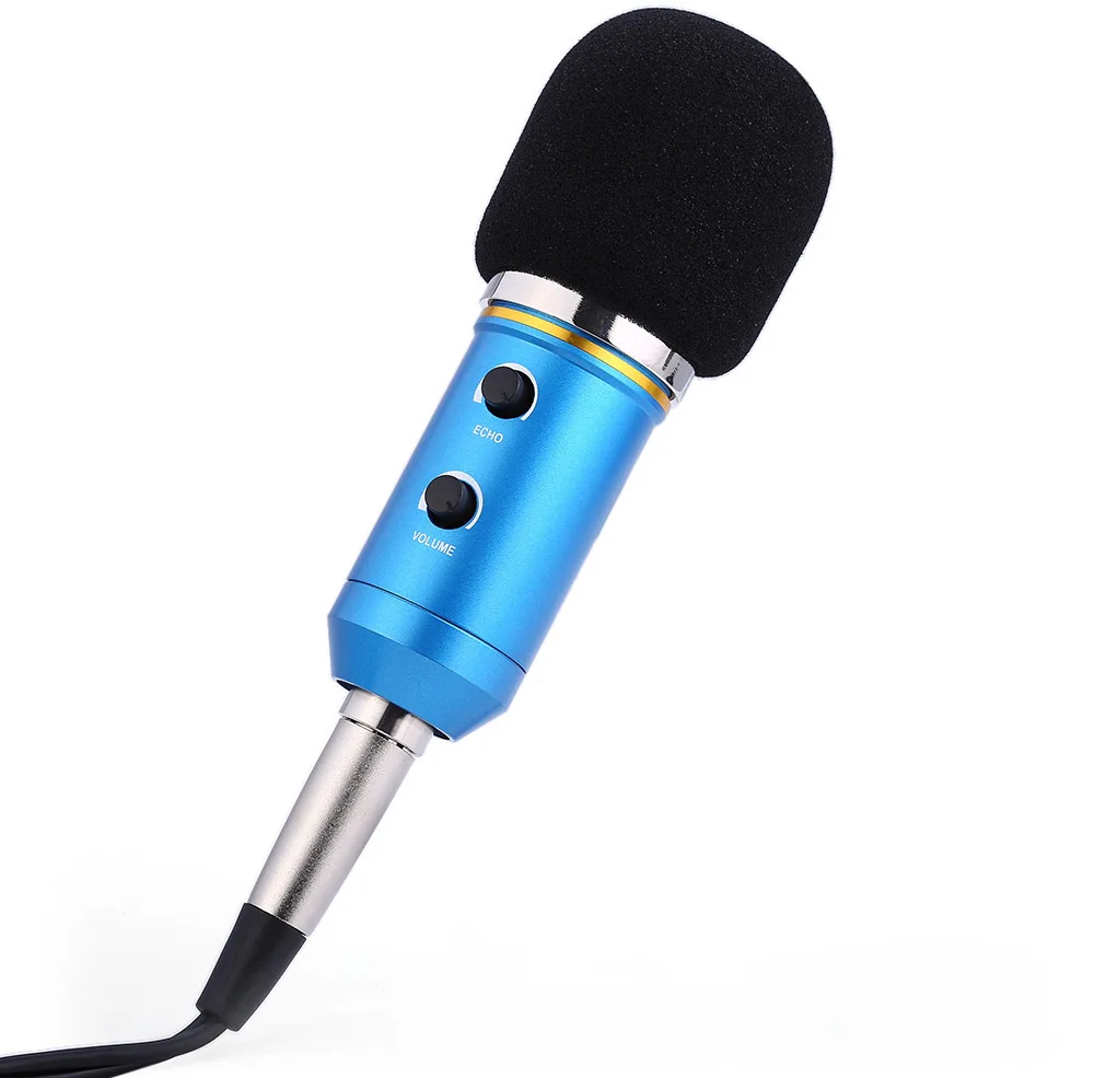 MK-F200FL профессиональный микрофон проводной Запись USB конденсаторный Микрофоны с Штатив для компьютера караоке Mikrofon микрофон