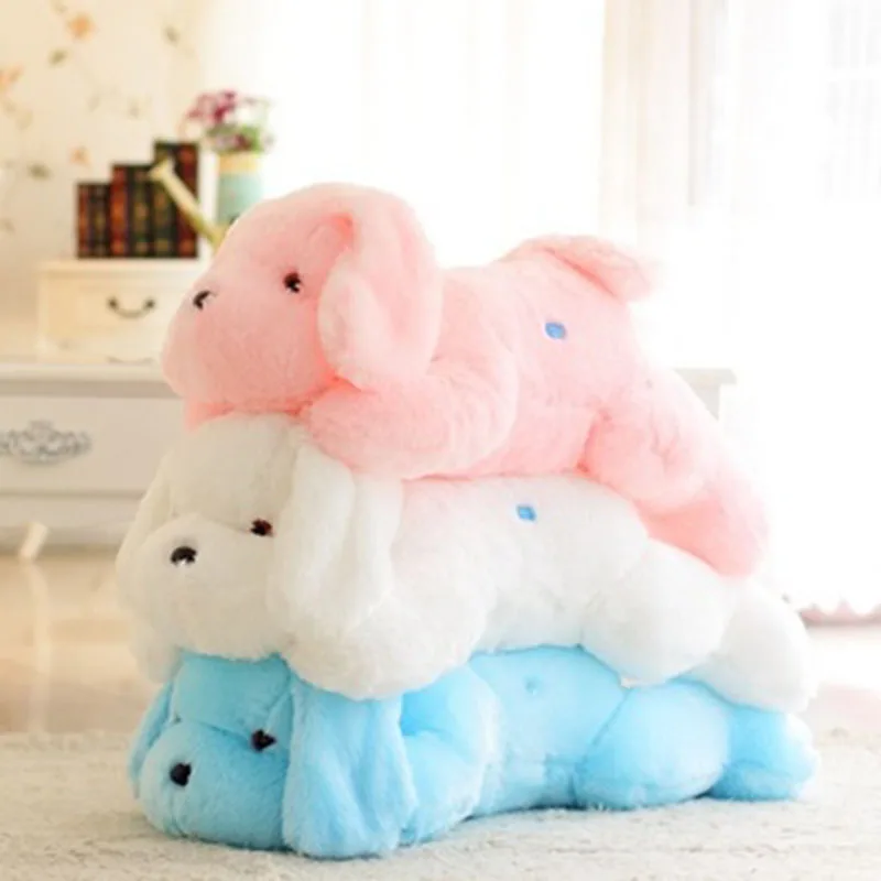 

50CM Creative toy Cute Inductive dog nightlight plush toy LED glow pillow soft light up stuff toy dog pet quality