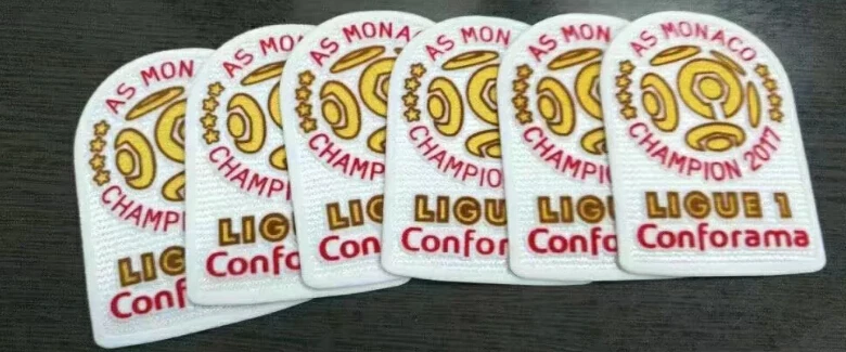 2017 2018 Лига 1 футбольный патч для Monaco 8 Звездный Чемпион Золотой де Франс Футбол Ligue