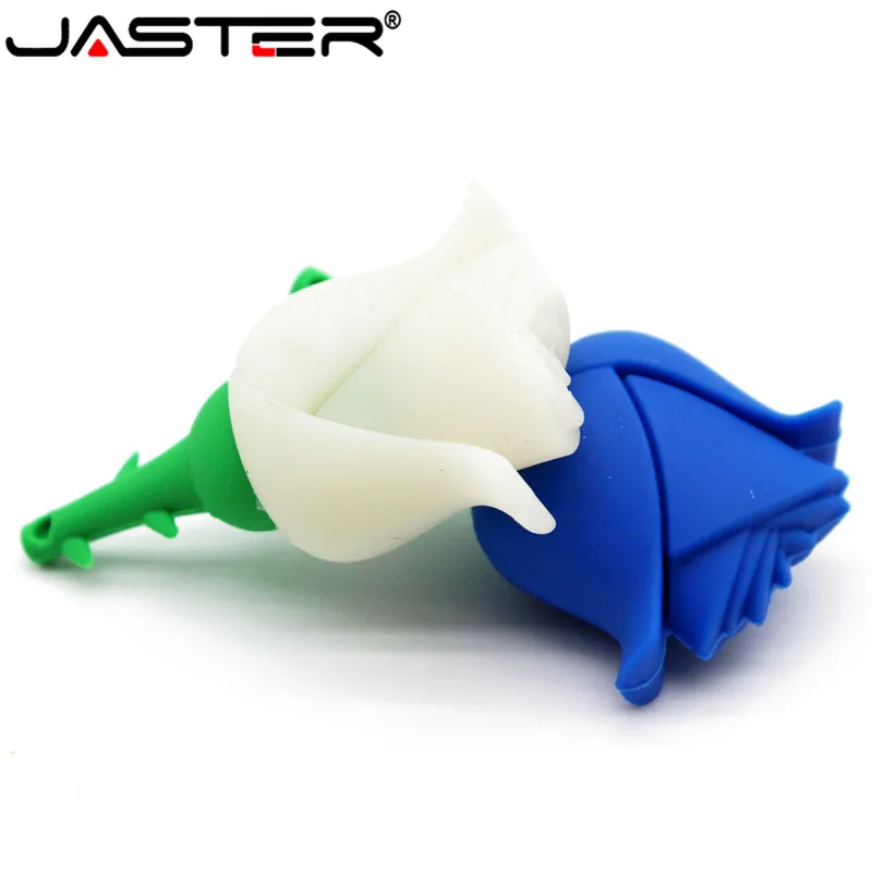 JASTER Rose USB Flash Drive 64GB 4GB 8GB 16GB USB 2.0 Flash Memory Disk Silicone Pendrive Cartoon USB Stick Card Key Pen Drive JASTER Rose USB Flash Drive 64GB 4GB 8GB 16GB USB 2.0 Flash Memory Disk Silicone Pendrive Cartoon USB Stick Card Key Pen Drive