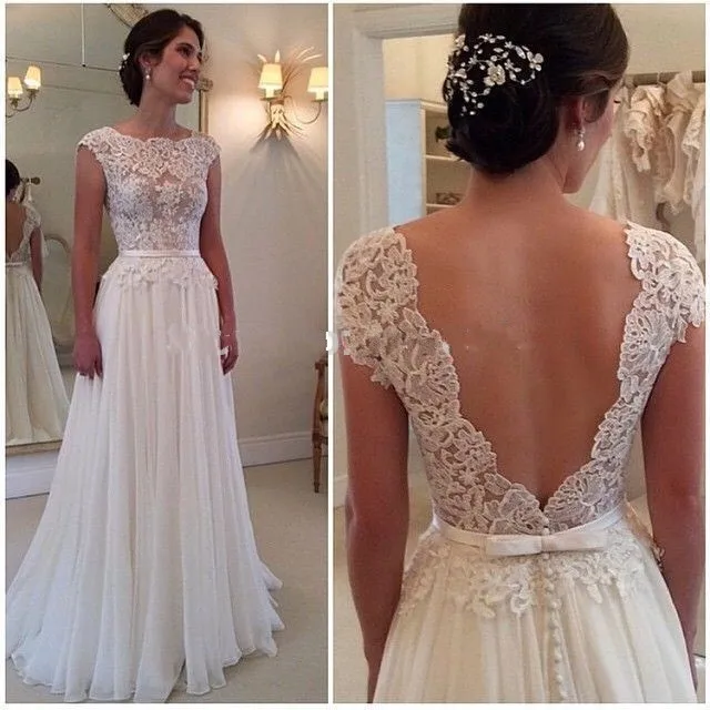 vestido novia sin espalda – vestidos baratos