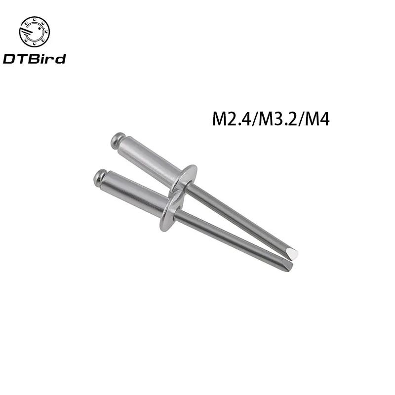50 шт. GB12618 M2.4 M3.2 M4 мушроновая головка заглушки заклёпки гвоздики поп-заклепки для