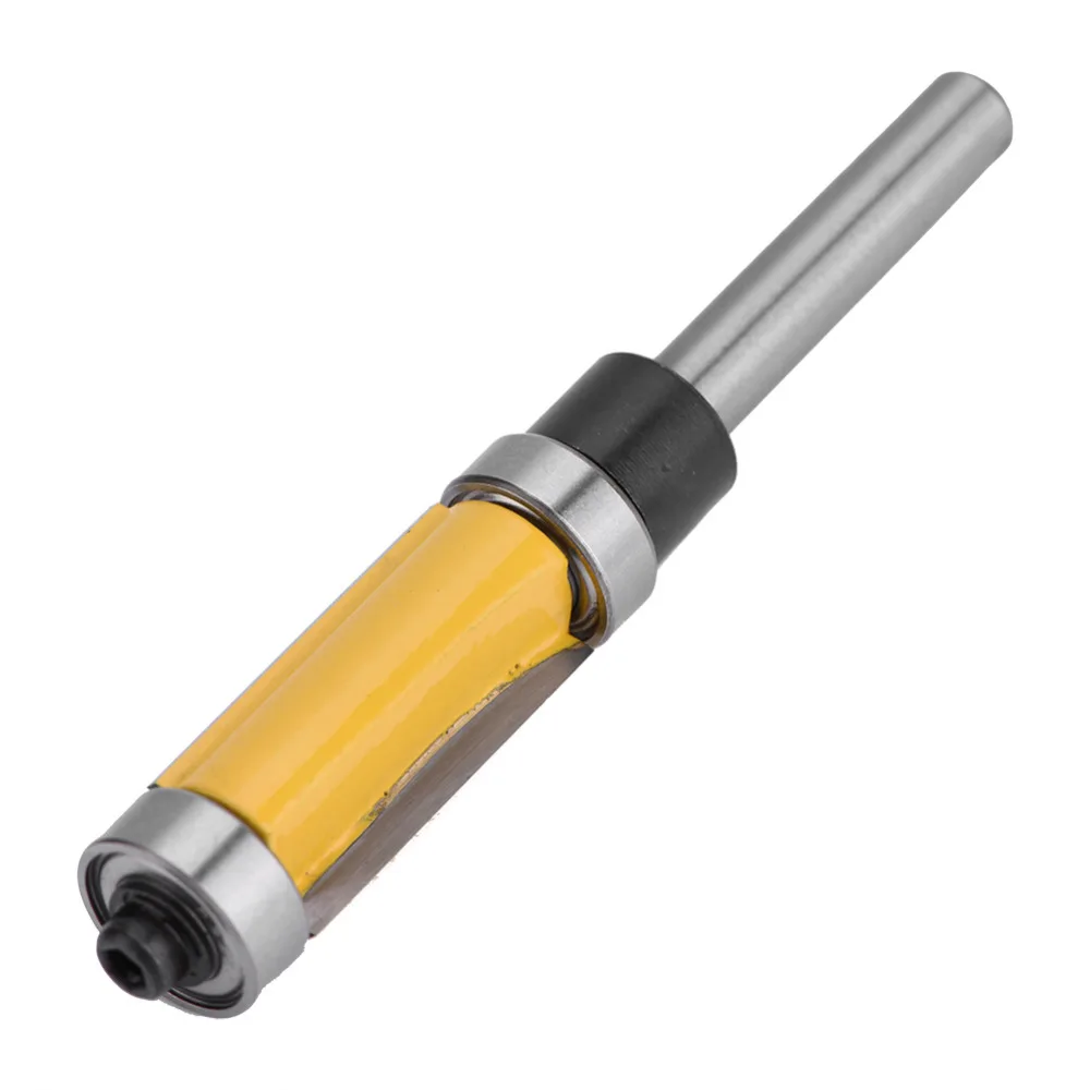 1/4" Shank Router Bit Double Bearing Wood Router Drill Bit Repair Edge