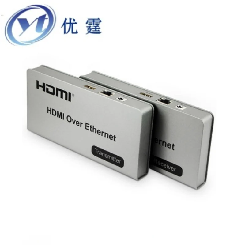 

HDMI Extender 120m KVM Over TCP/IP Transmitter Twisted pair transceiver 1080P support USB2.0 Mouse and keyboard controls